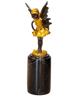 "Angel of Elegance" Golden Figurine
